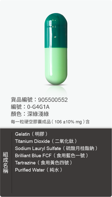動物膠囊－尺寸 0 號樣式